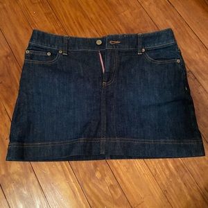 Lilly Pulitzer Dark Wash Denim Skirt